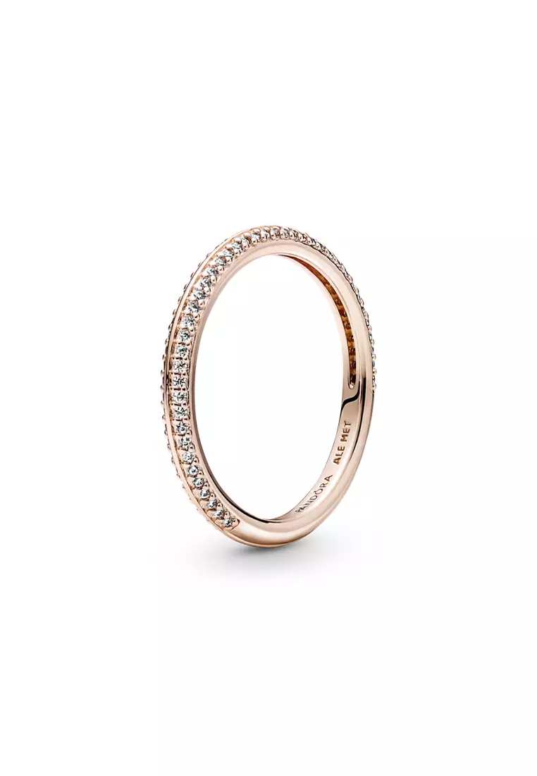 Pandora ME 14K Rose Gold-Plated Pavé Ring