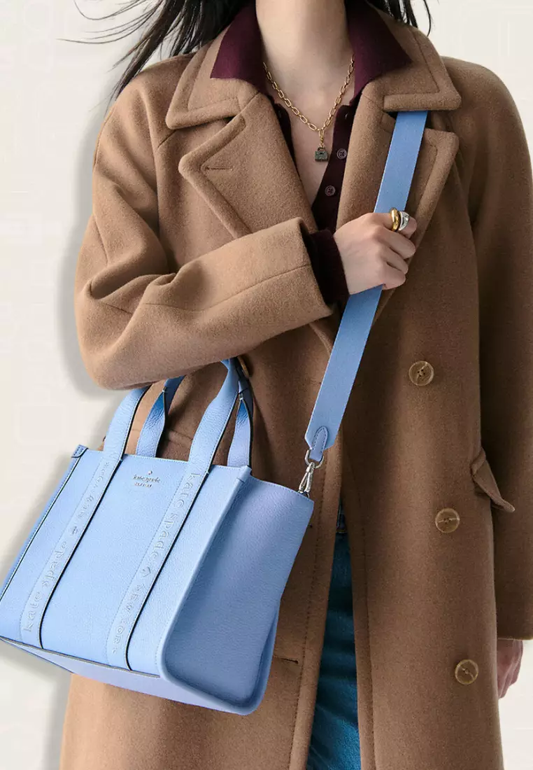 Kate Spade Kip Leather Small Tote Periwinkle Sky