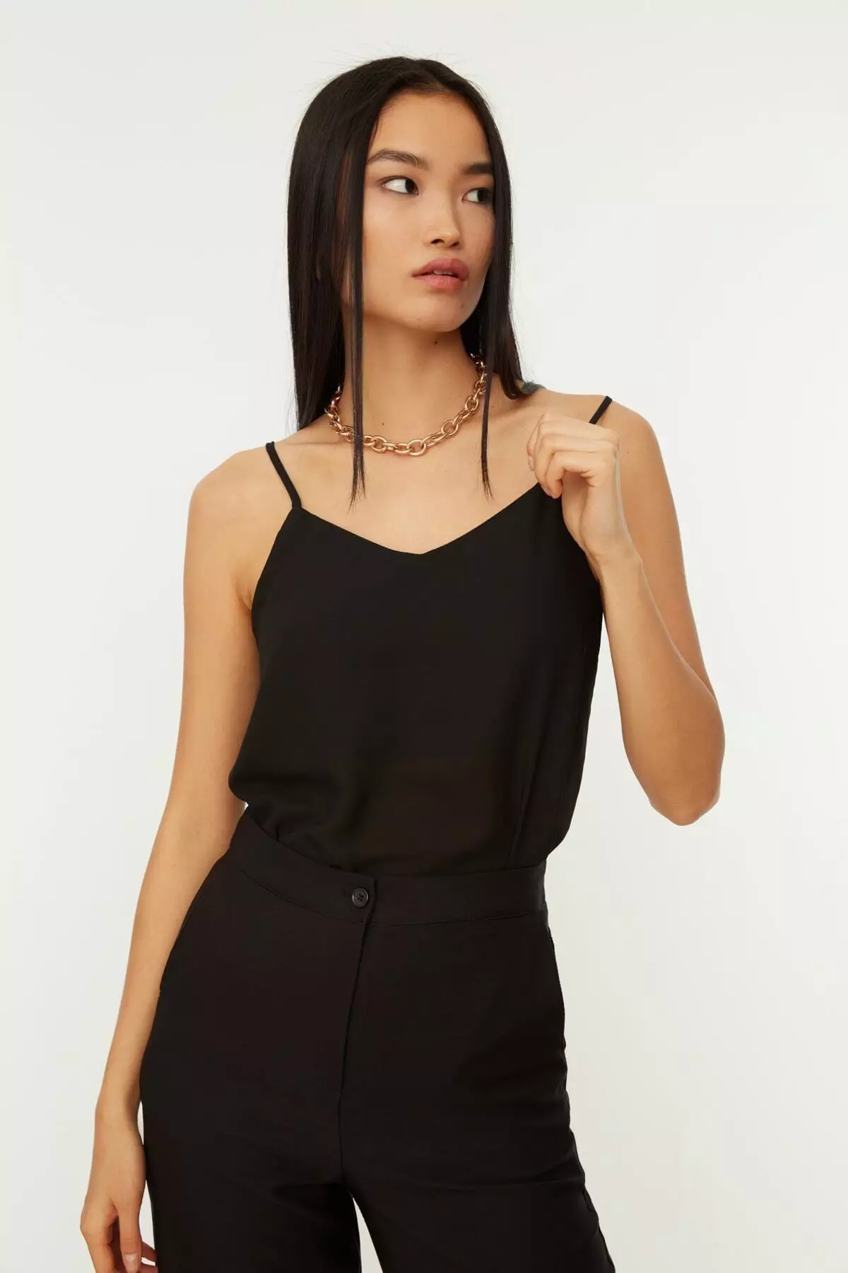 Basic V-Neck Slip Top