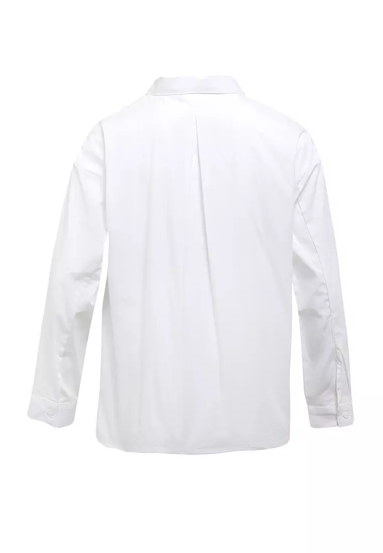 Pito Dito Girl Chimchae Blouse Panjang Anak Putih