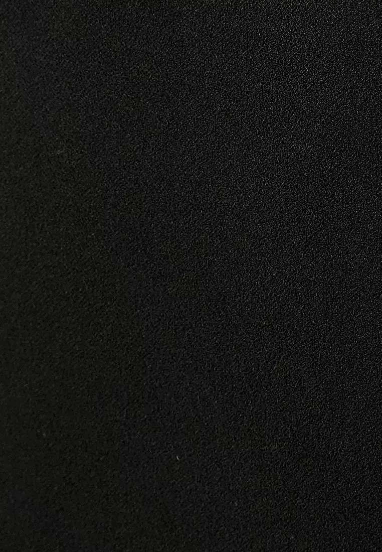 Crepe Scuba Fabric Pocket Double Breasted Blazer Jacket