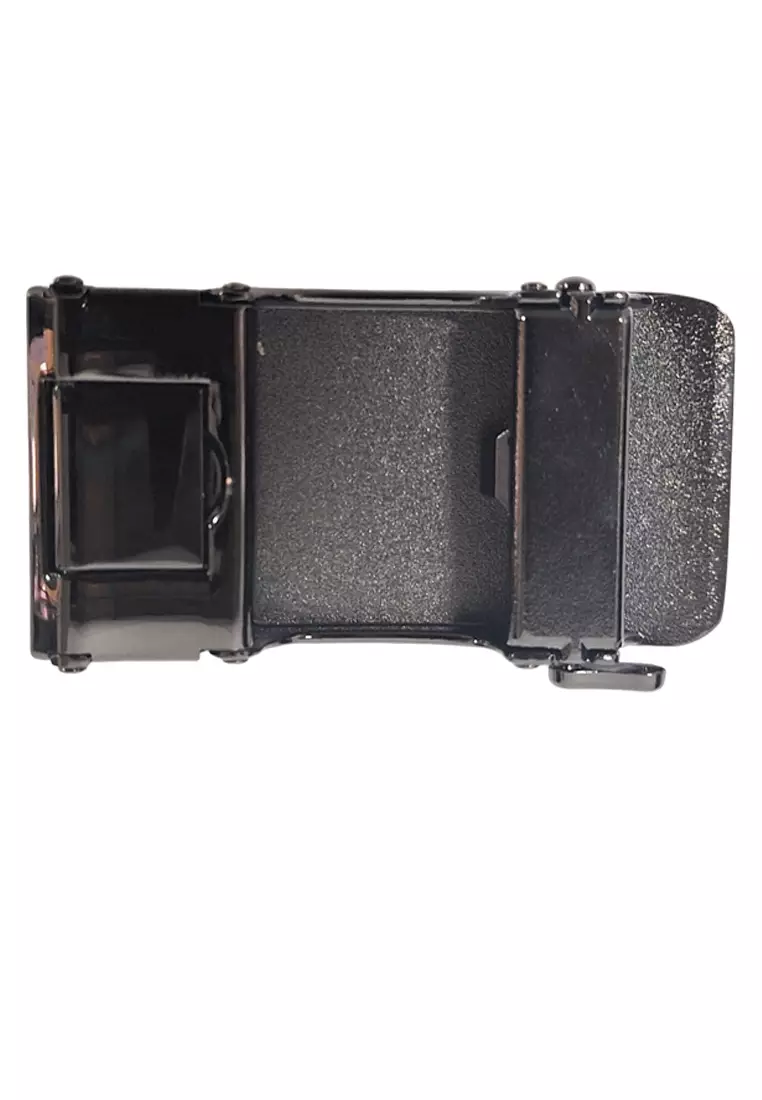 Men's Automatic Ratchet Belt Buckle 30mm Replacement clip Buckle -Oxhide ABB3B