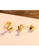 SUNRAIS gold High quality Silver S925 golden heart earrings D86D7ACE3AB994GS_3