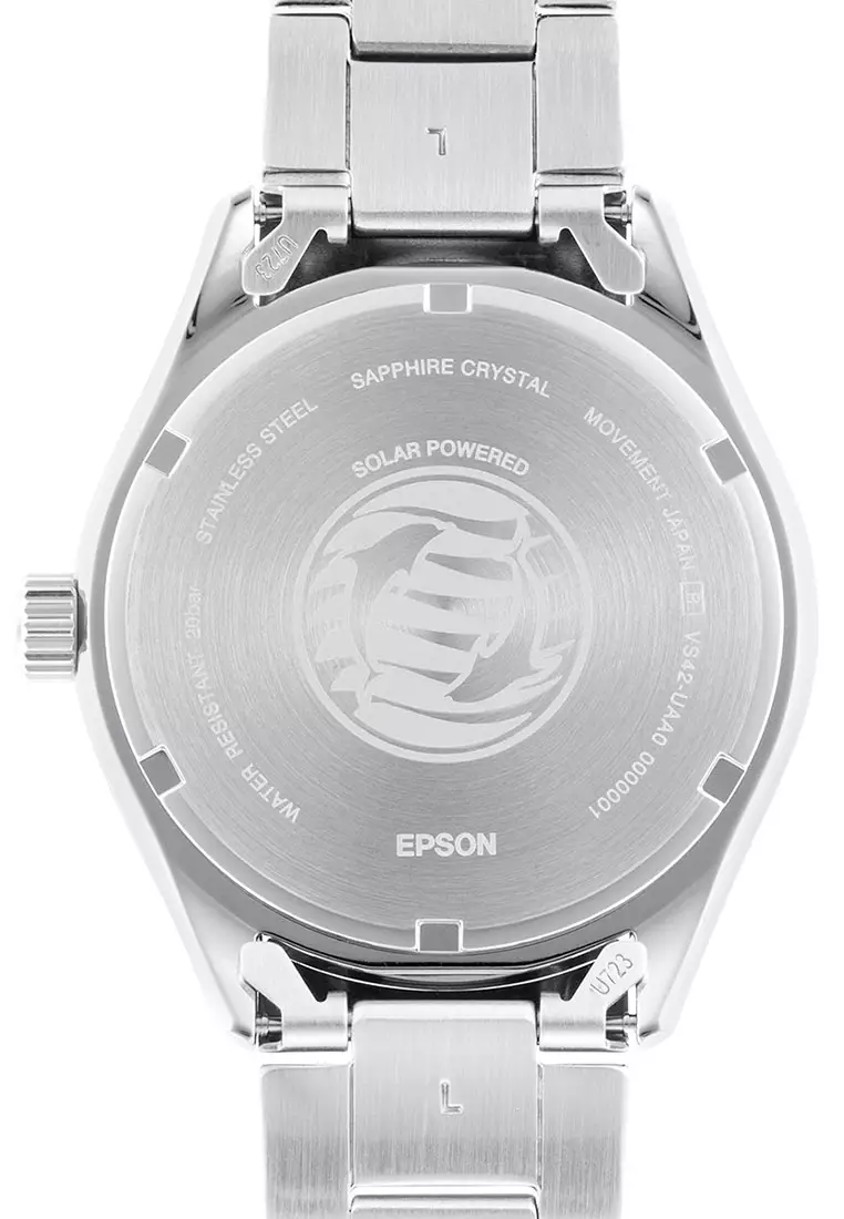 Orient Mako Silver Stainless Steel Analog Quartz Watch For Men RA-WJ0002L10B