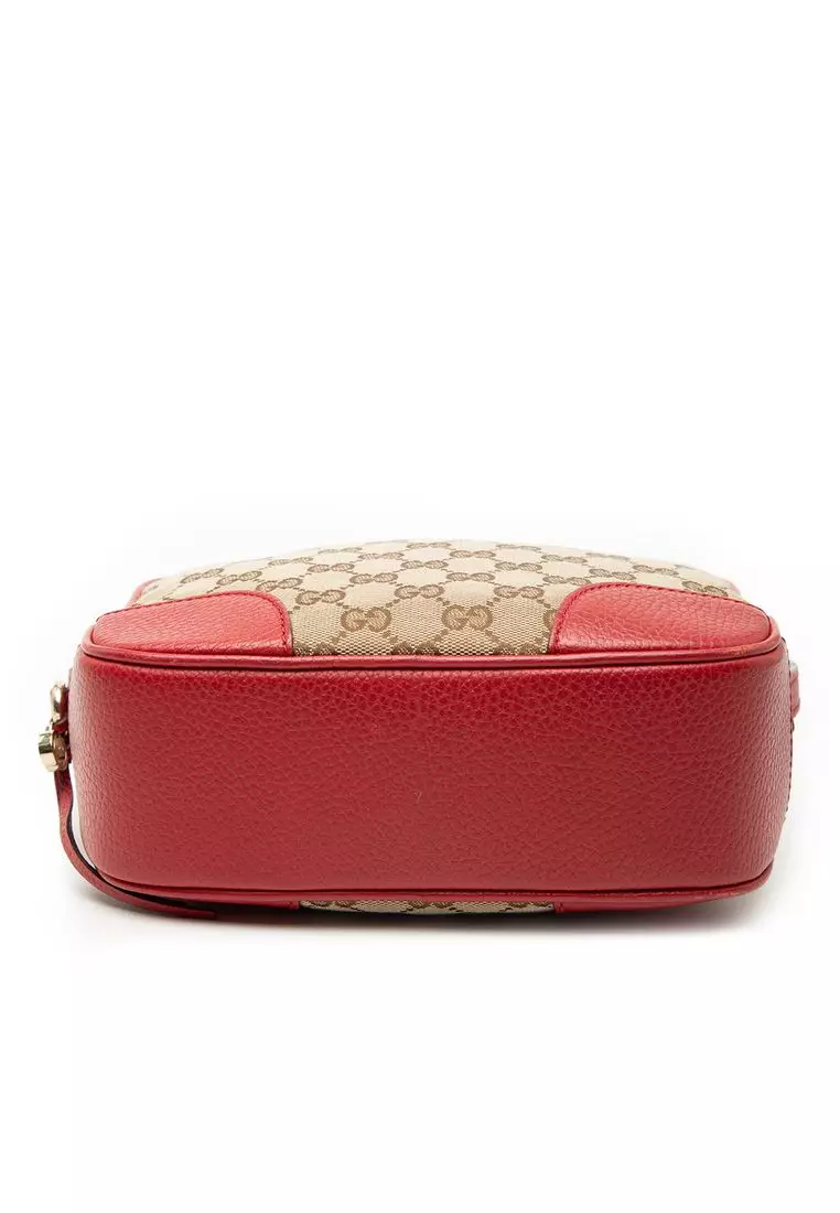 Pre-Loved Gucci Gg Canvas Bree Crossbody