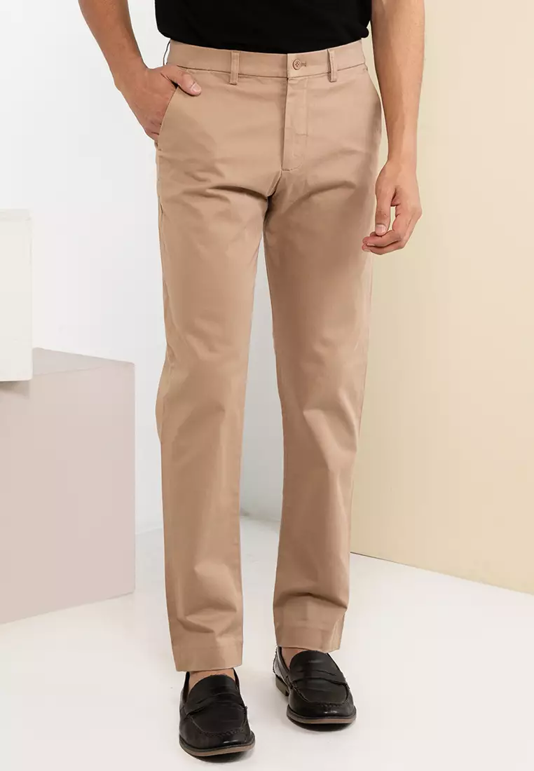 Premium Sateen Slim Chinos