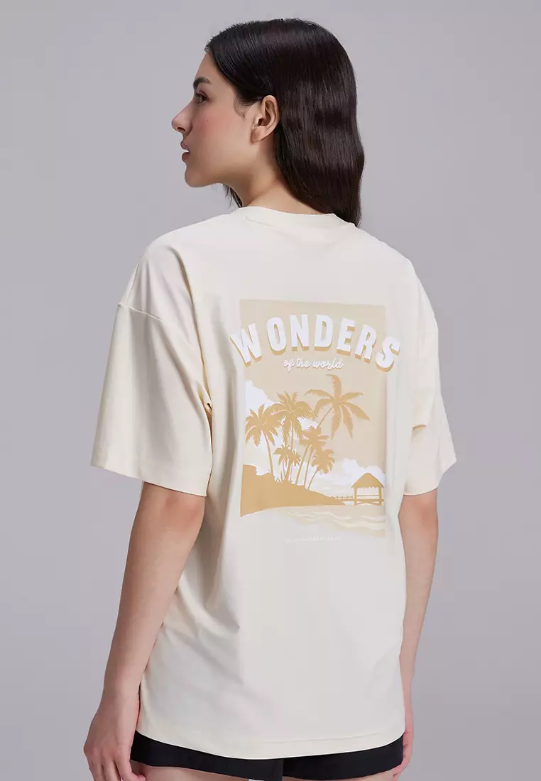 男女同款圖案短袖防曬衣