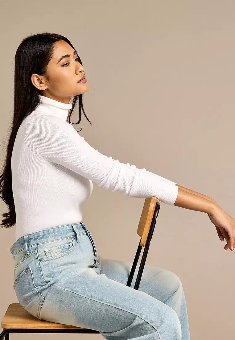 Jessy Light Blue Wide Leg Denim Jean