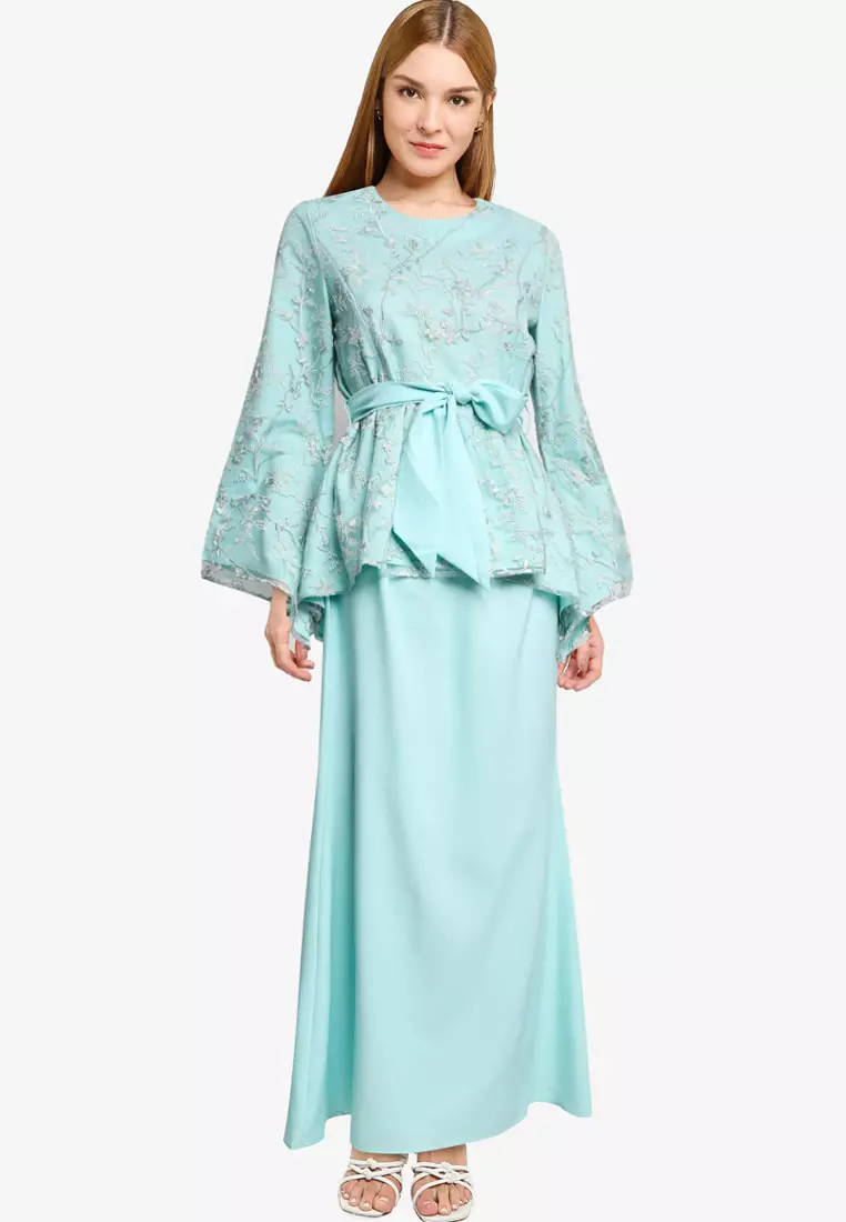 Buy Gene Martino Sakura Kurung Moden Lace 2024 Online ZALORA