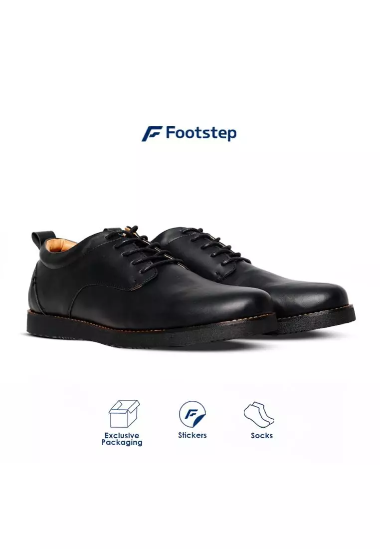 Sepatu Pria Footstep Footwear - Alaska Black
