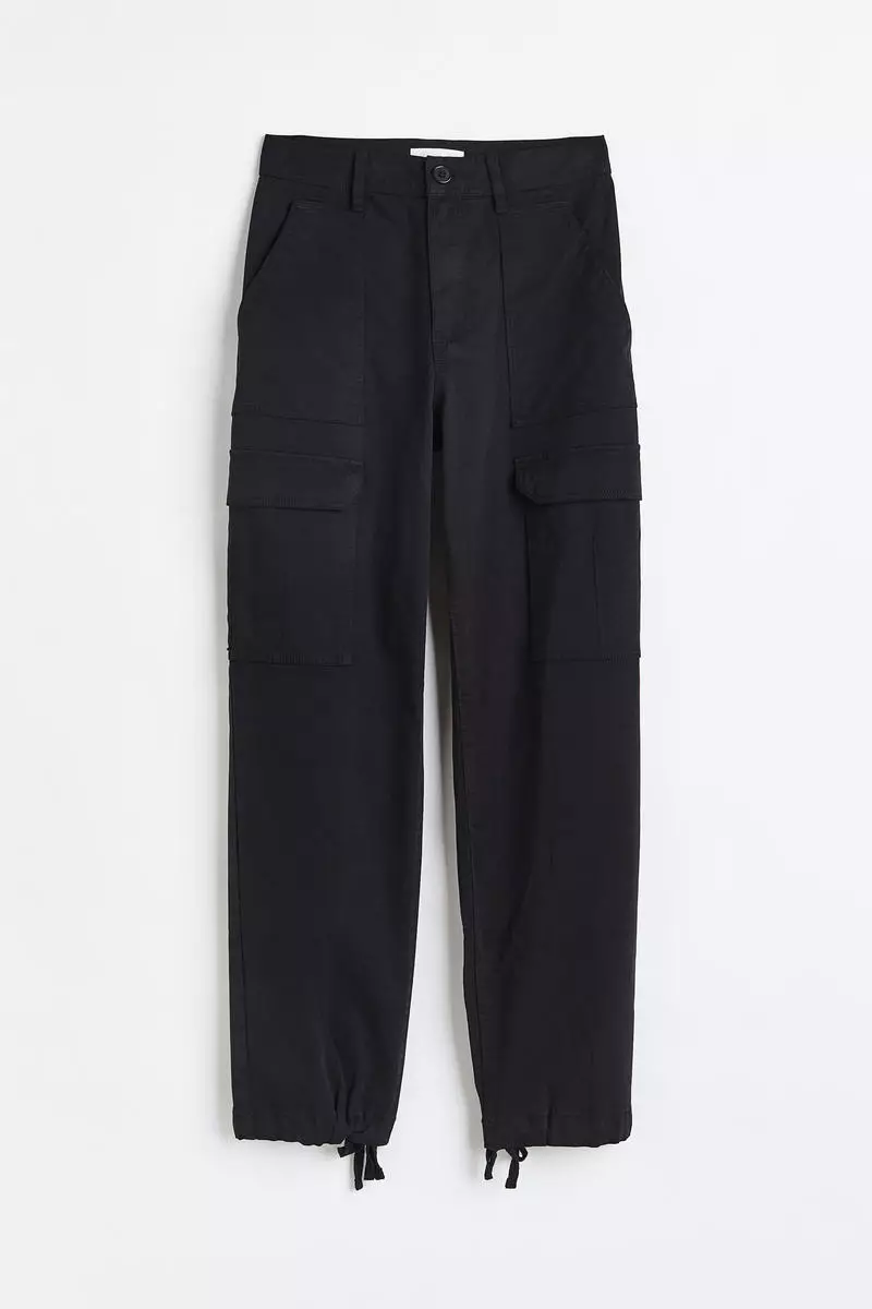 h&m black pants