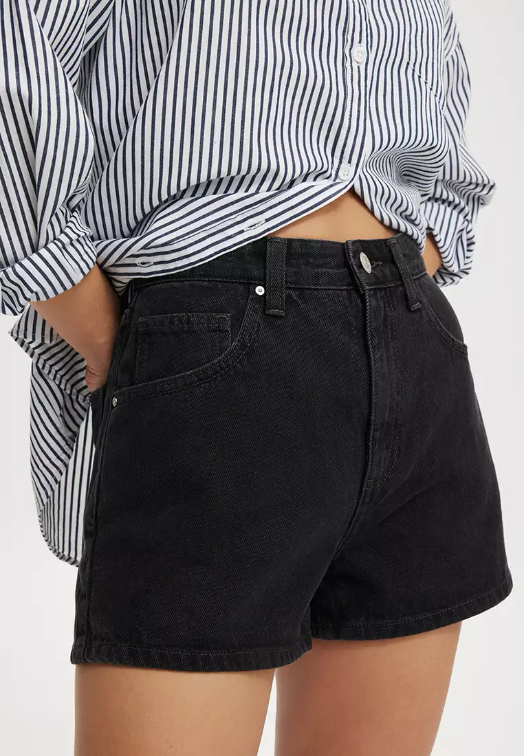 Cotton on black shorts hot sale