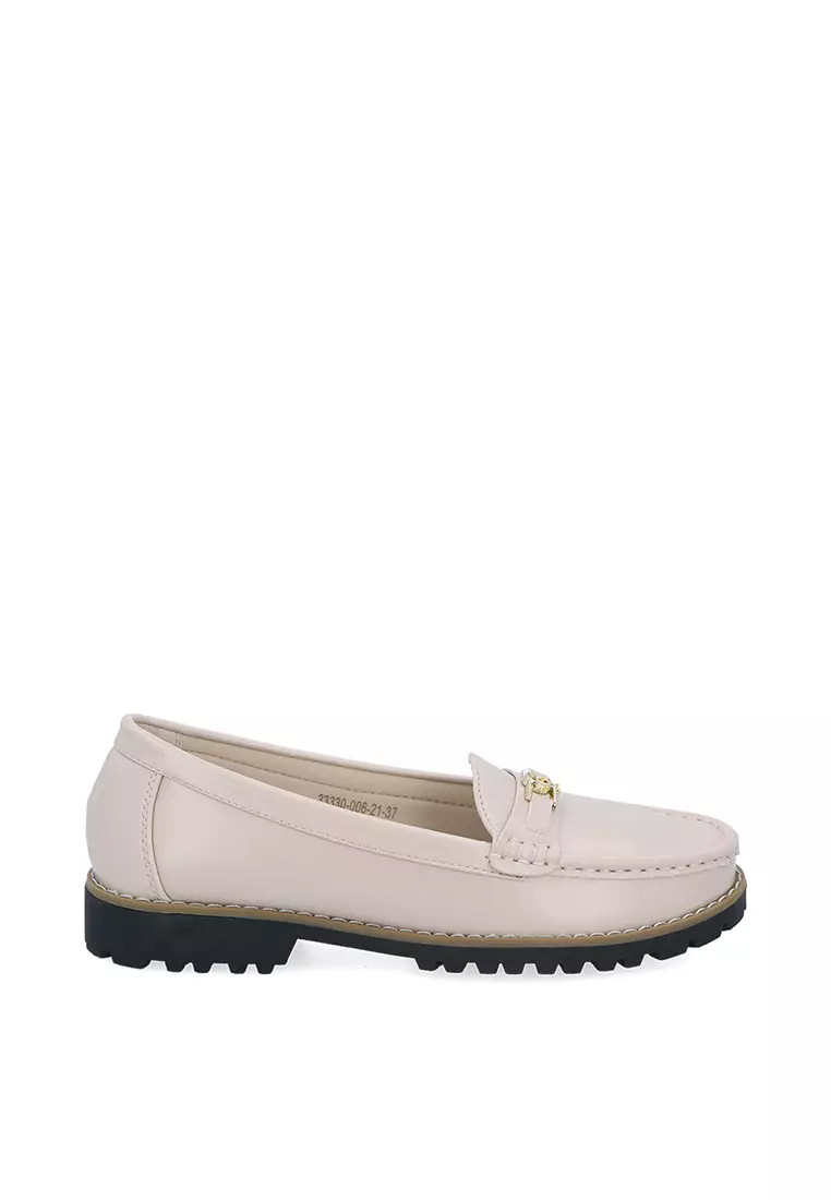 Beige Heidi Loafers