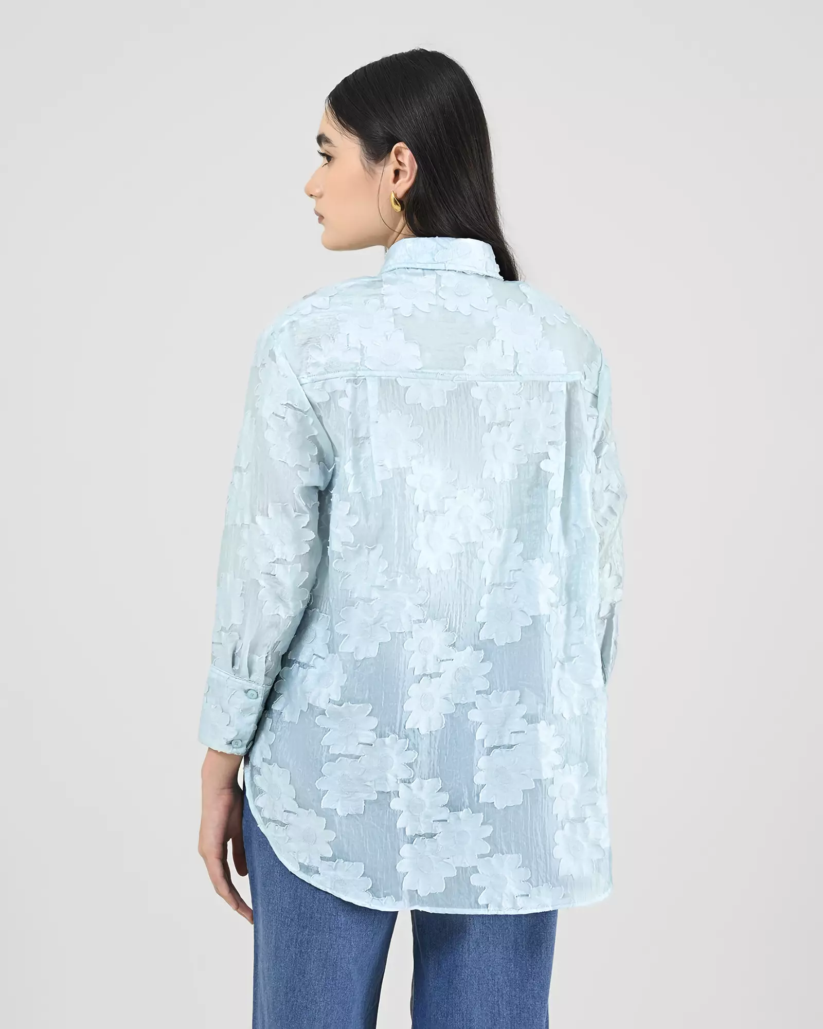 Geulis.id LIBBY SHIRT - Lightblue