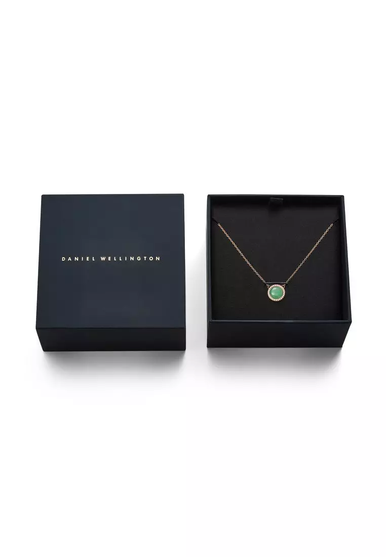 Audrey Necklace Jade Rose Gold - Unisex Necklace for women and men stainless steel Necklace DW Official Authentic Original kalung perempuan lelaki DW