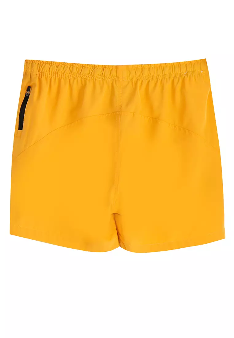 yellow running shorts womens