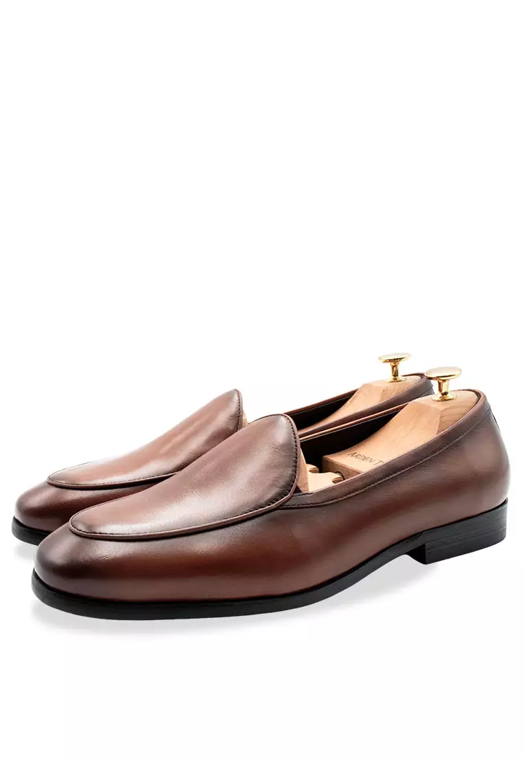 Monteros Chestnut Belgian Venetian Loafer