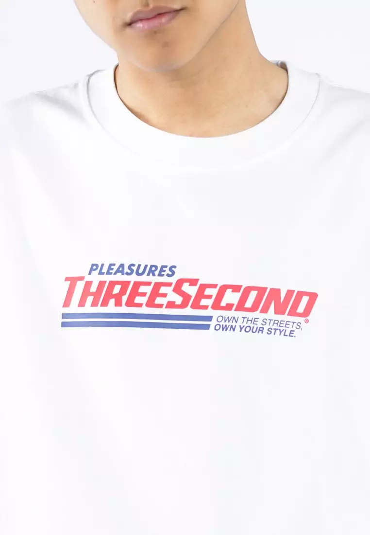 3Second Men's T-Shirt Short Sleeve Regular Fit Cotton Own The Streets OL-C360525