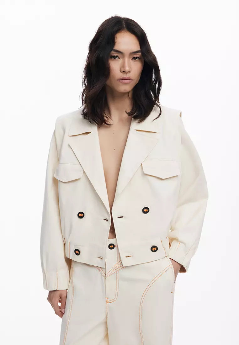 Balloon pants with front pockets