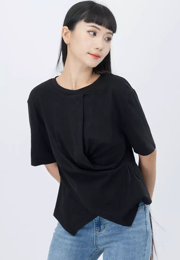 简约百搭棉质上衣