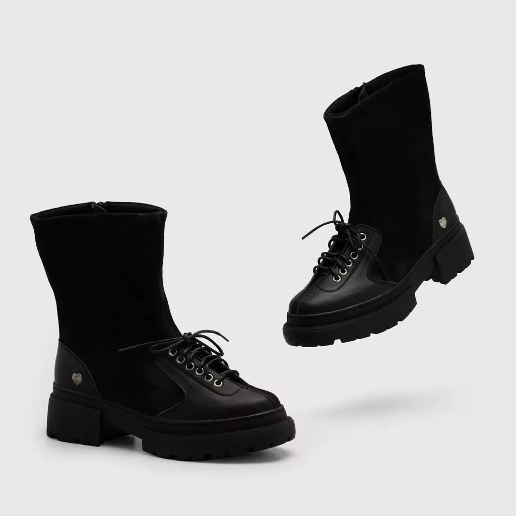 Adorable Projects - Picha Boots Genuine Leather Black - Sepatu Wanita
