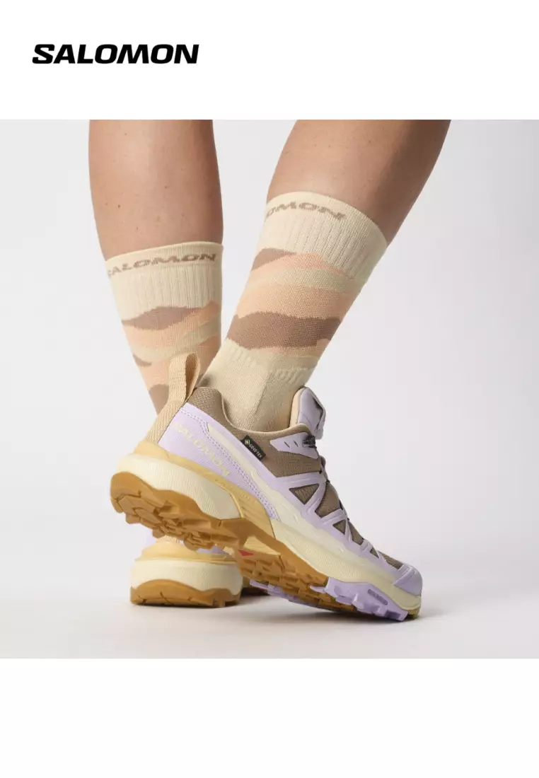 X ULTRA 360 EDGE GTX Women Outdoor Shoes in Raw Umber / Orchid Petal / Peach Quartz
