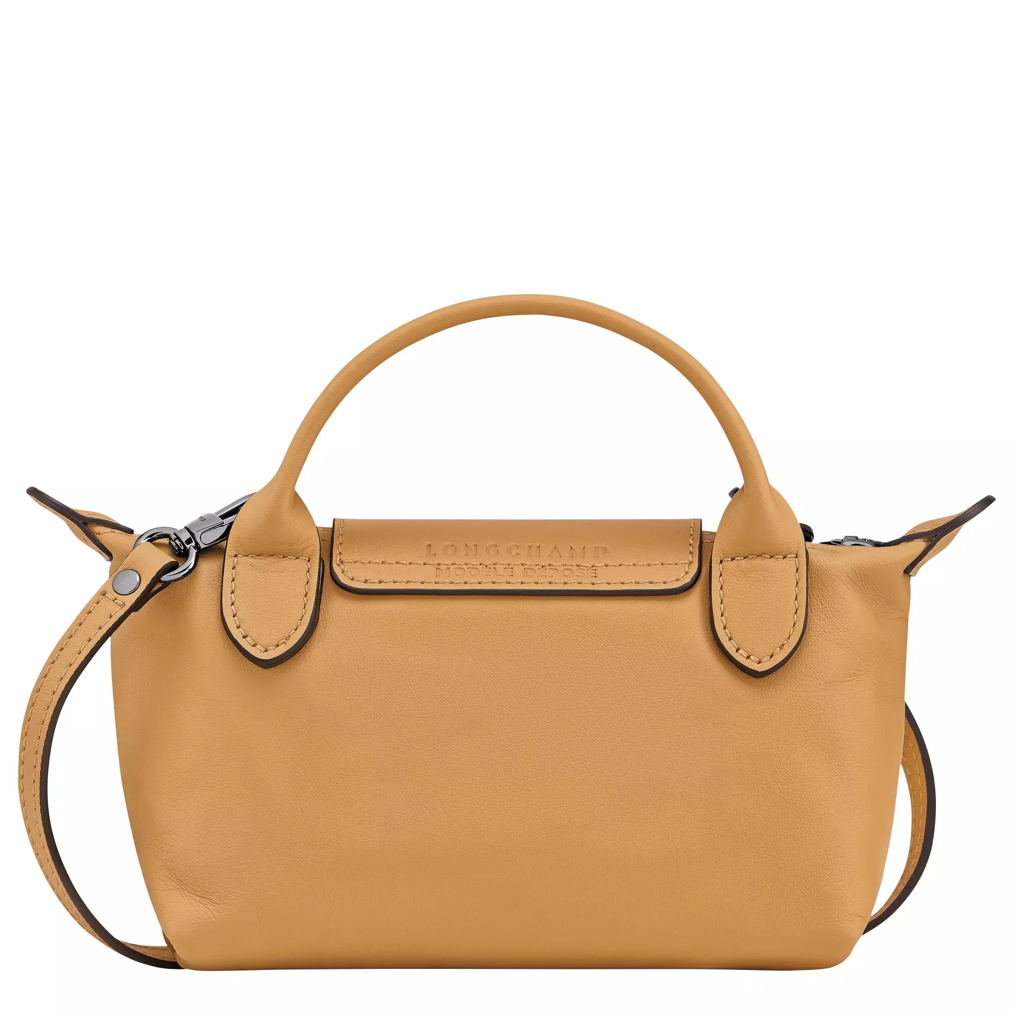 Le Pliage Xtra XS Leather Pouch - Honey