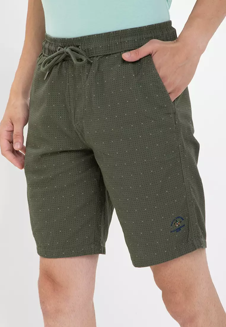 Hollister Low-rise Twill Chino Shorts 3 in Green