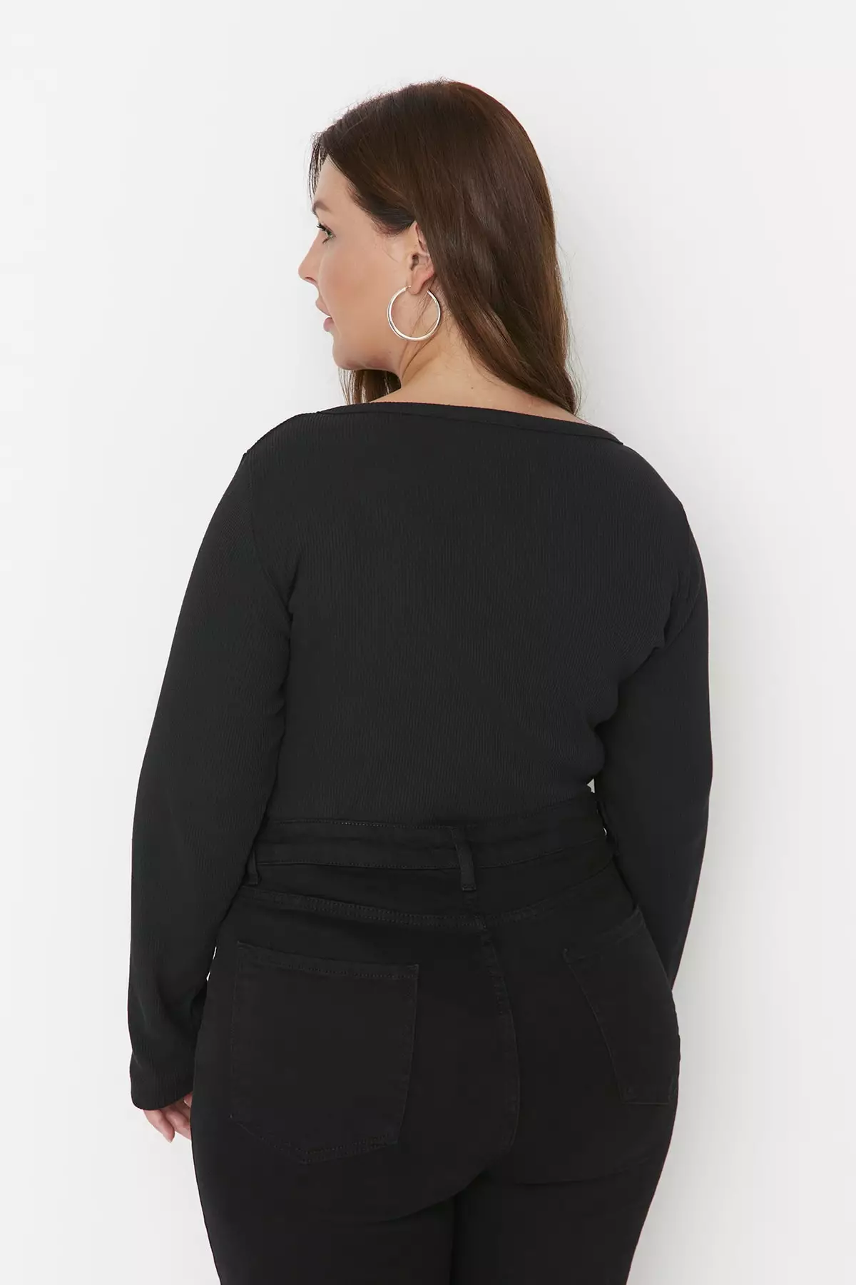 Trendyol Plus Size Black Body 2024, Buy Trendyol Online