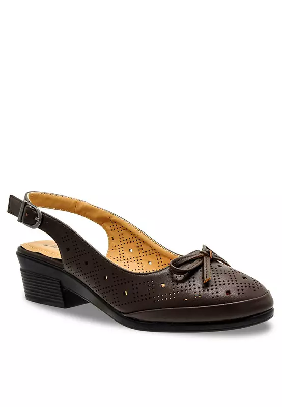 Solid Tone Slingback Heels