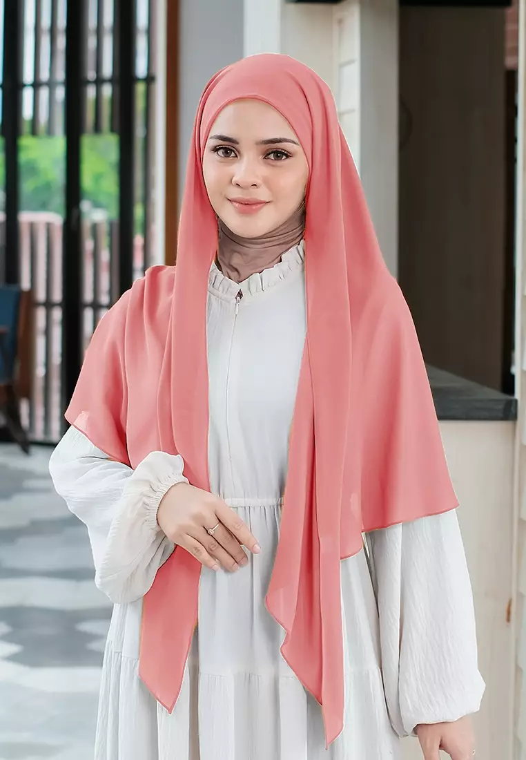 HIJAB INSTAN PAULA - SALMON
