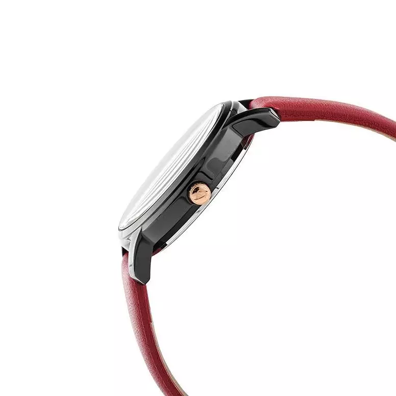 Alexandre Christie 8669 Couple Kulit Hitam Merah