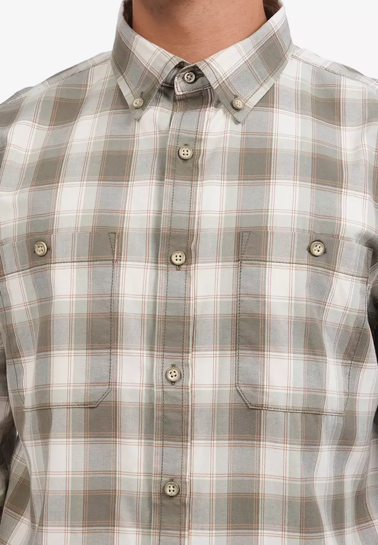 Long Sleeve Flanel Checks Shirt