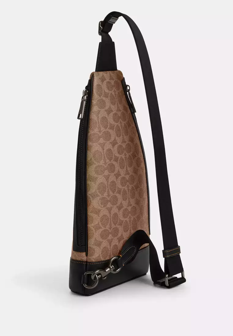 Dominic Sling Pack In Signature Canvas