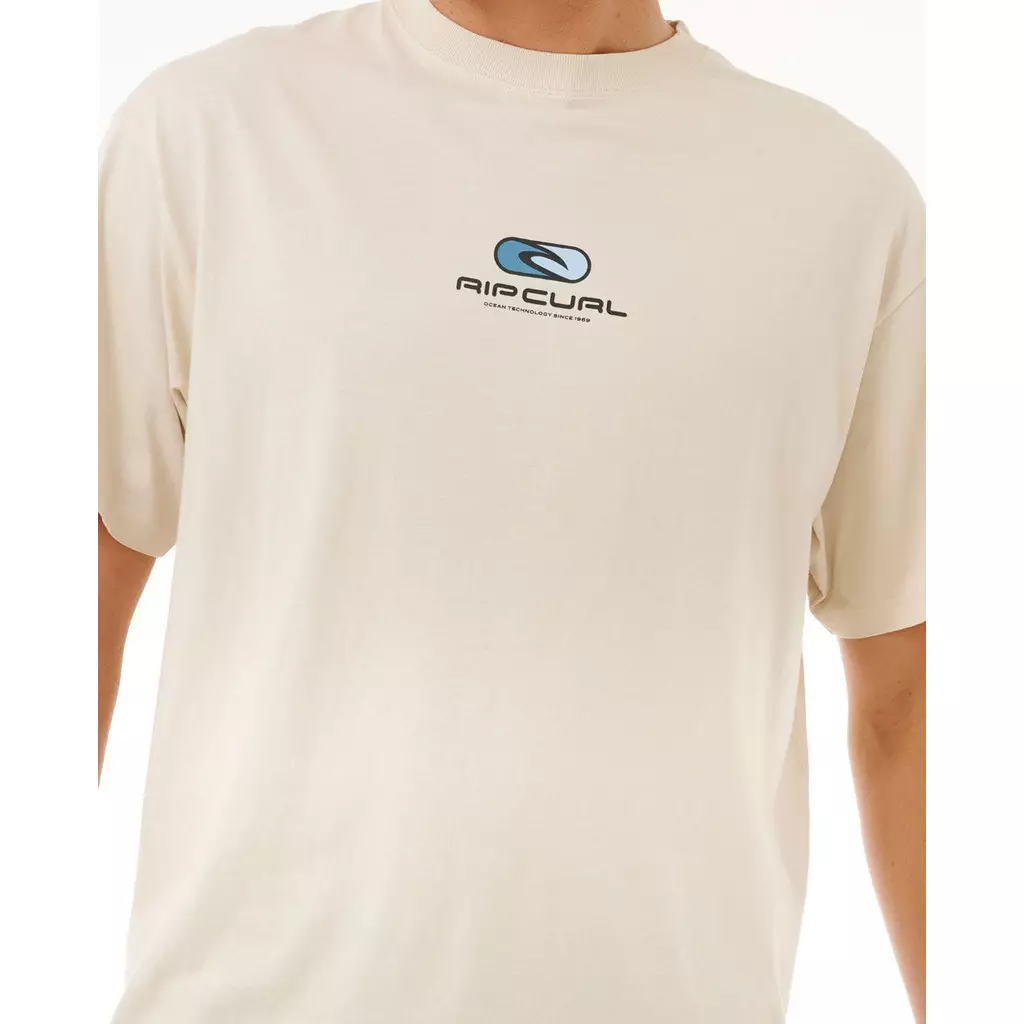 Rip Curl Pill Icon Tee - Vintage White