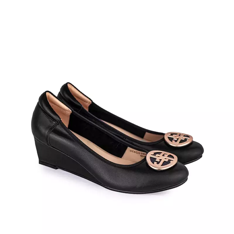 Sepatu Casual Formal Wanita Gino Mariani Clarice Black