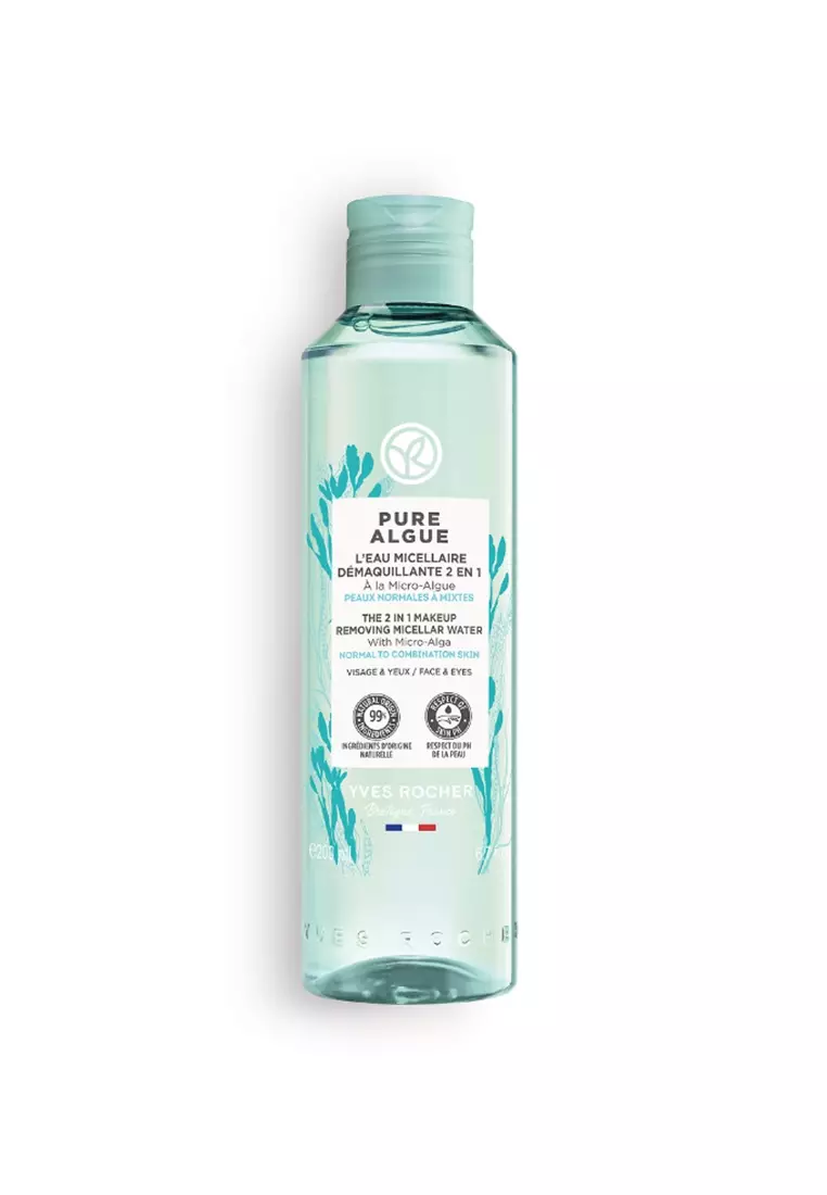 Pure Algue Makeup Remover Micellar Water with Tetraselmis Micro-Algae-200ml Oxygenates