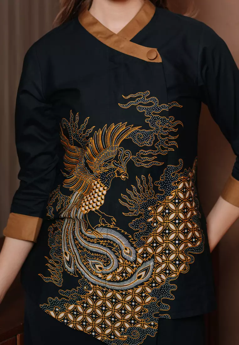 Hadinata Batik Wanita Superfine Blouse Desvita Dewandaru
