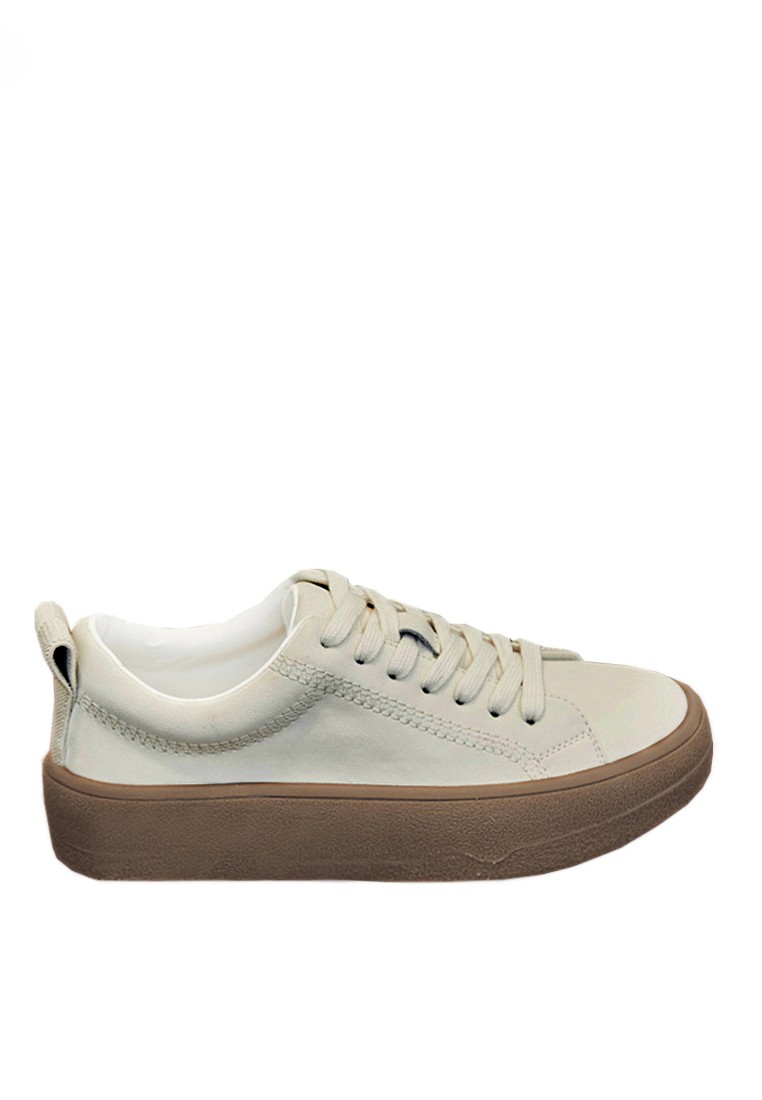 VANSA Simple Leather Platform Sneakers VPW-T826