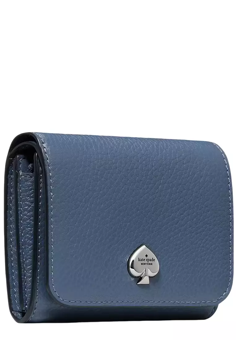 Buy Kate Spade Kayla Small L-Zip Wallet - Twilight Blue KK056 2026