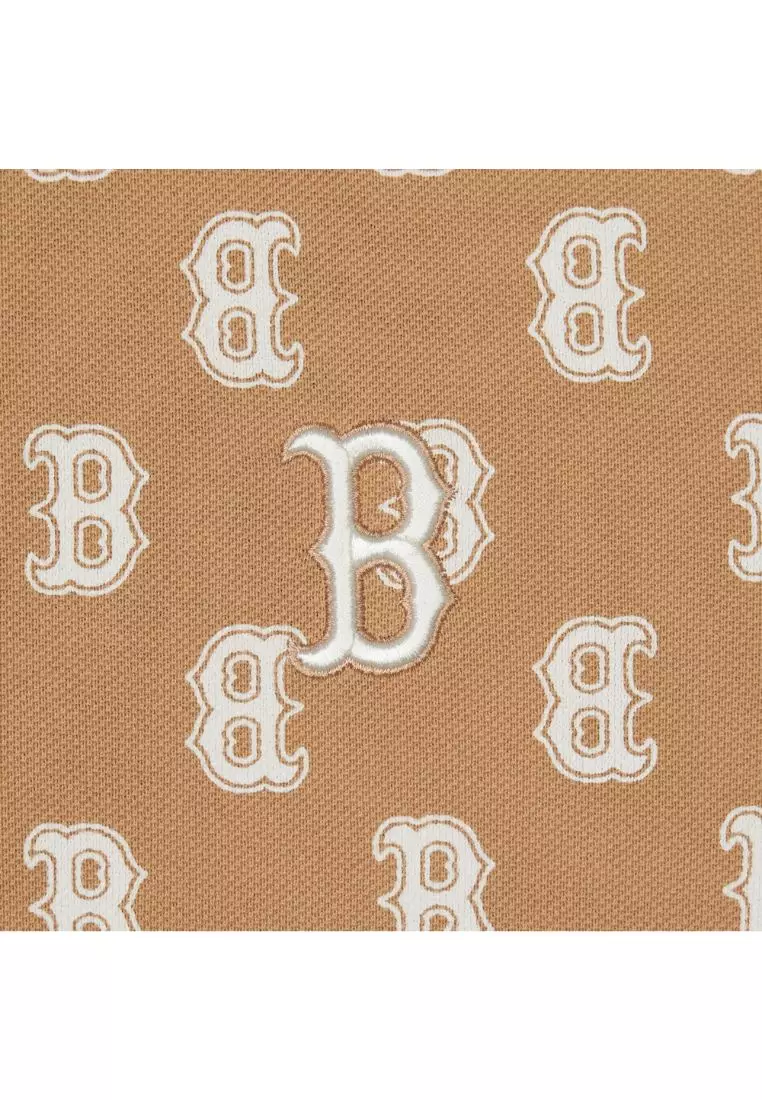 CLASSIC MONOGRAM ALL OVER POLO T-SHIRTS BOSTON RED SOX