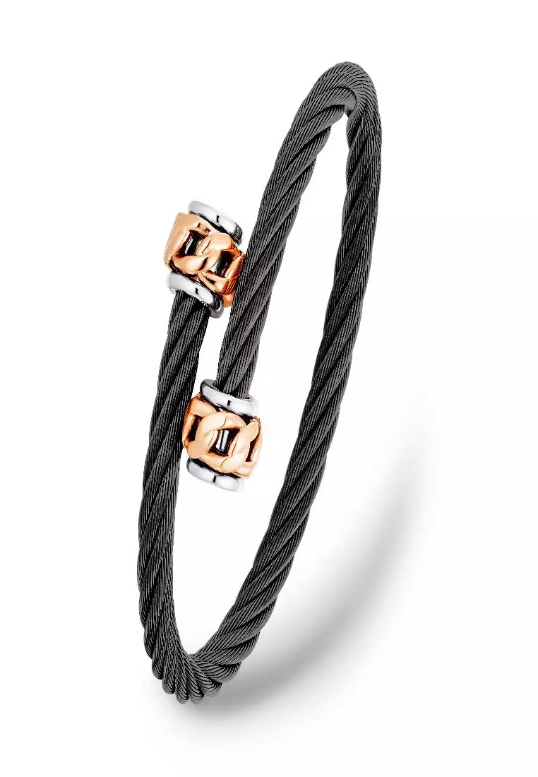 Char Celtic Chainette Bangle