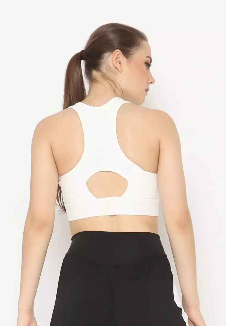 FITWEAR - CHARLENE HOOK SPORTBRA - WHITE