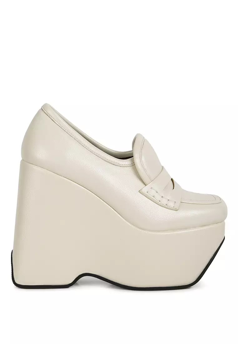 Sepatu platform wedges online