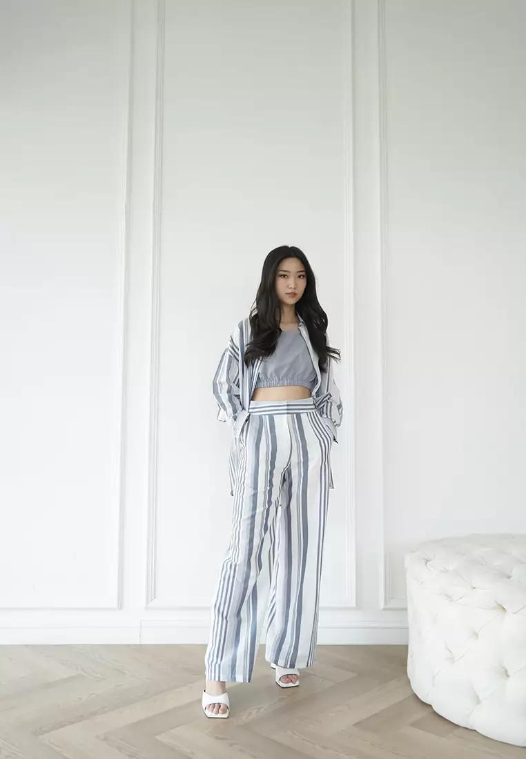 Inc store striped pants