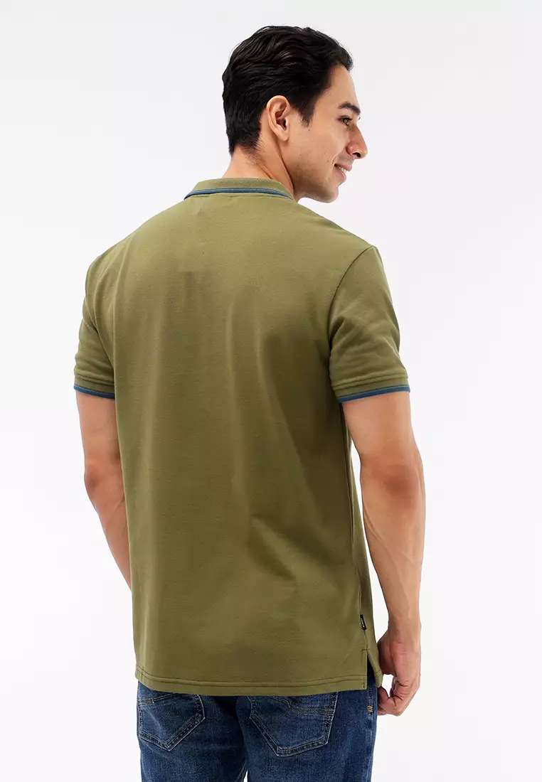 Cvc Collared Shirt Pique