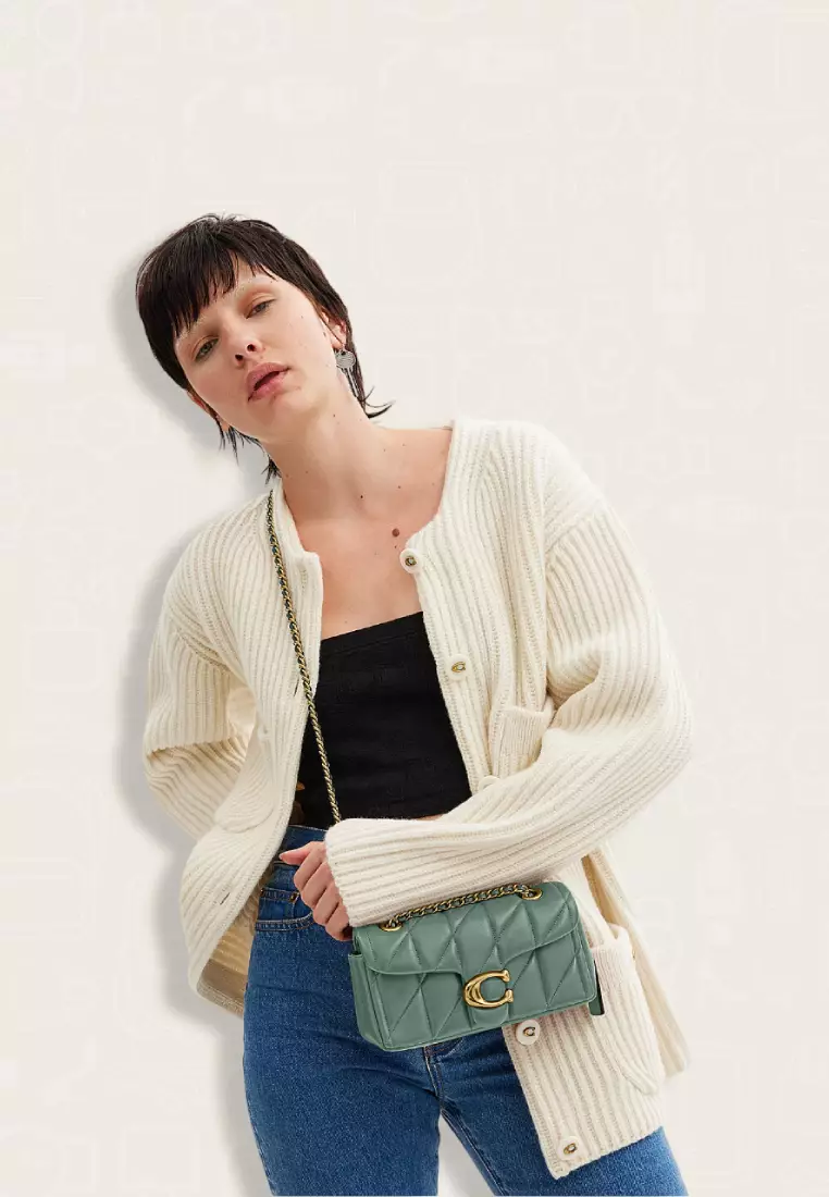 Coach Tabby Shoulder Bag 20 With Pillow Quilting Sage
