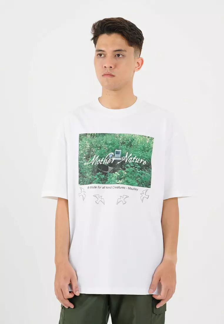 Moutley Oversized T-Shirt Nature C200824