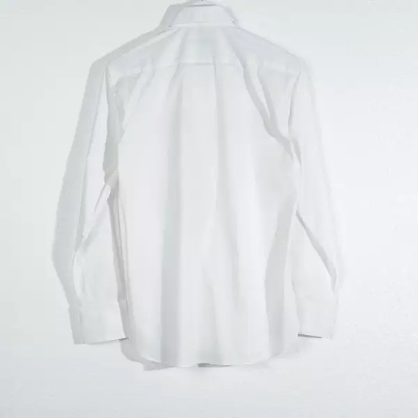 Kemeja BALMAIN TEXT OUTLINE GOLD WHITE LONG SHIRT 100% ORIGINAL