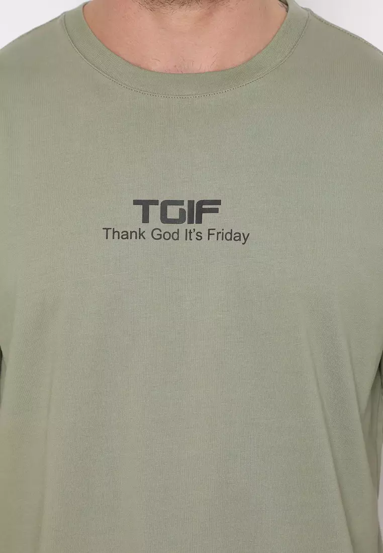 NX T-Shirt Cotton Combed Tebal Pria 207370081